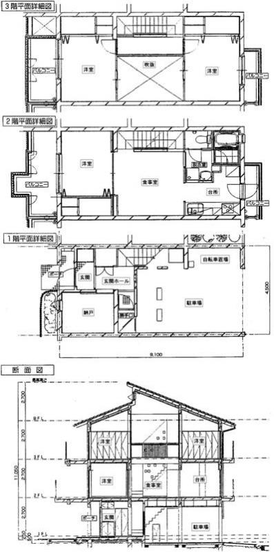 室津住宅間取図