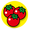 真っ赤なトマトのイラスト(トマトができるまでのページへリンク)