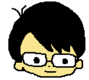 真面目そうな眼鏡を掛けた男性のキャラクター納税安心さんの顔のイラスト