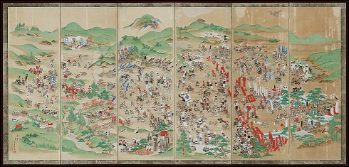 関ケ原合戦屏風 関ケ原町歴史学習館蔵