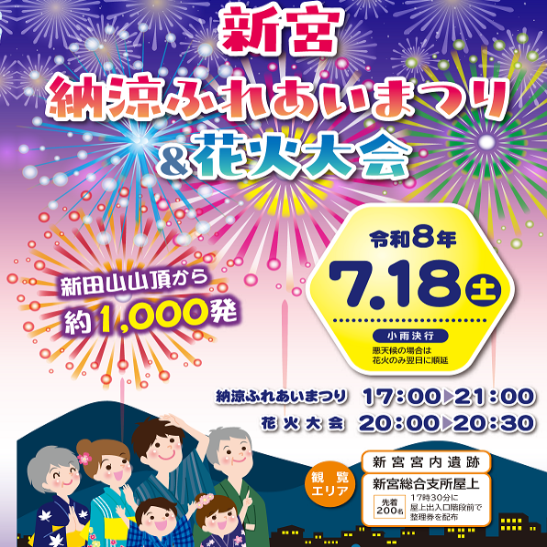 新宮納涼ふれあいまつり＆花火大会