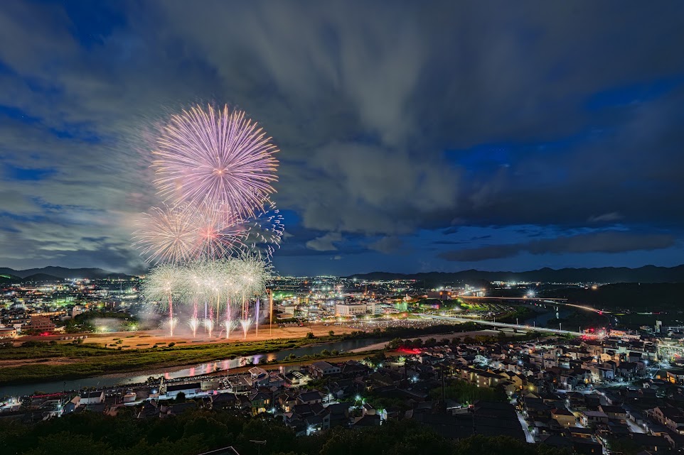 （イメージ）市制施行20周年記念「第73回龍野納涼花火大会」を開催