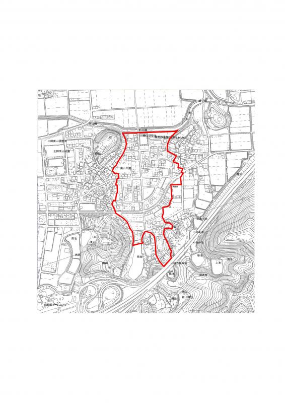 南山位置図位置図