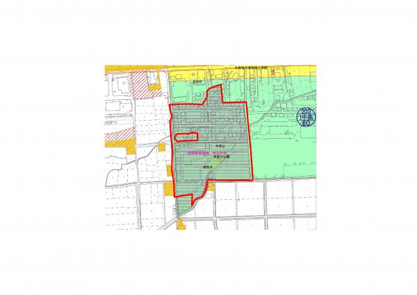 芦原台位置図用途位置図【用途地域】