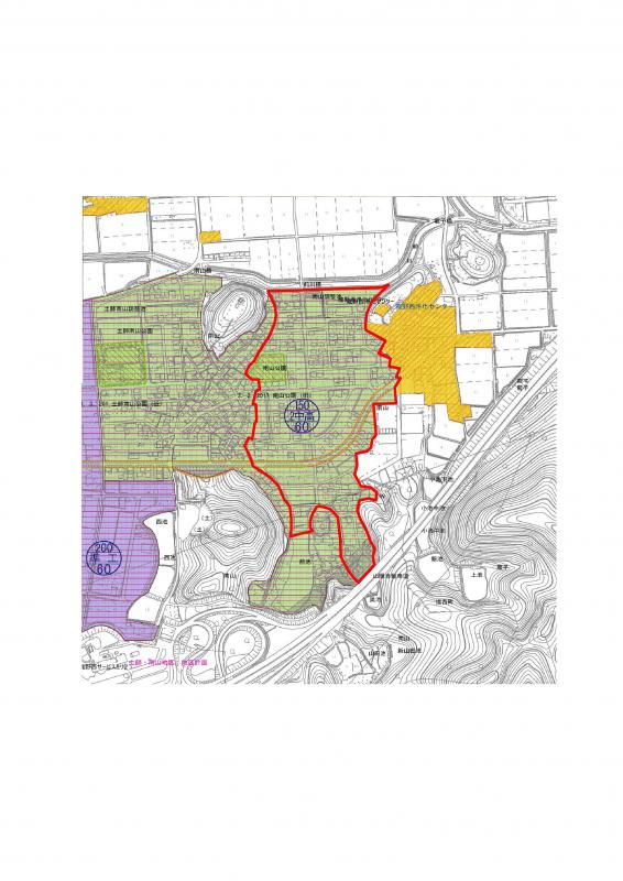 南山位置図用途位置図【用途地域】