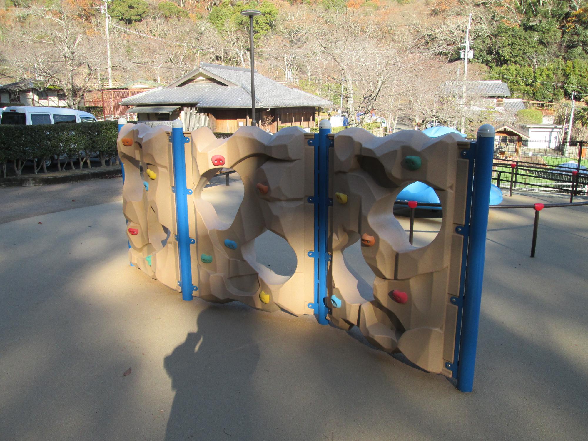 龍野公園ロッククライマー