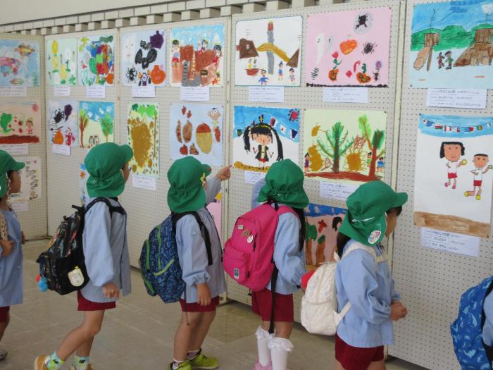 昨年度の絵画展の様子