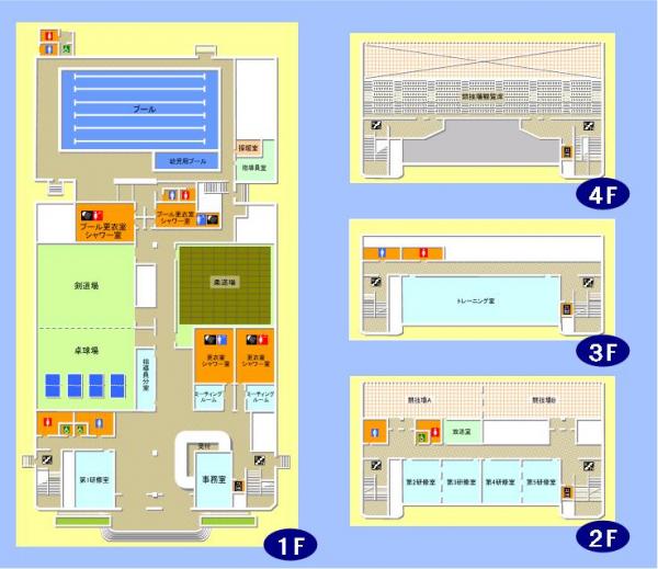 館内拡大図