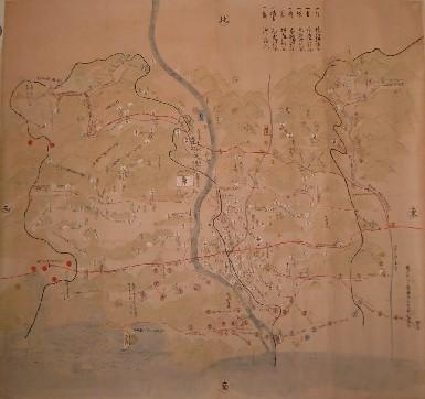 揖東・揖西郡図