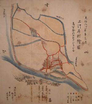 上河原村絵地図